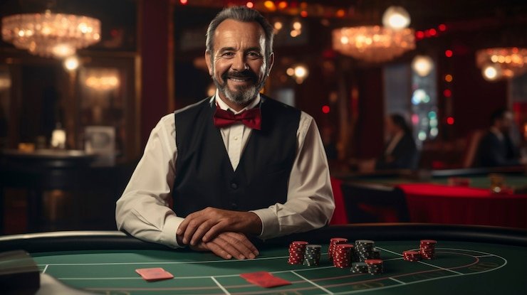 Meja Live Blackjack di studio volcarona dengan dealer nyata